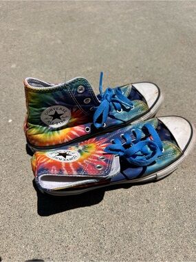 Converse Kids' Tie-Dye High Top Sneakers - Multicolor